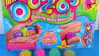 OOZ-O'S! Popping and Squeezing Slime Balls! The Coolest DIY Slime Kit!