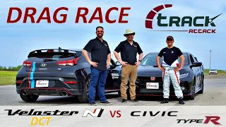 2021 Hyundai Veloster N DCT vs 2021 Honda Civic Type R | DRAG RACE | TRACK ATTACK | Season 2