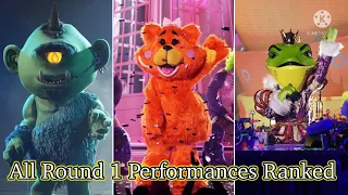 All Round 1 Performances Ranked | Masked Singer Season 7