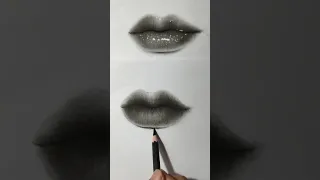 how to draw lips/how to draw glossy lips/realistic lips drawing tutorial/art/realistic drawing/bts