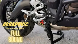 Yamaha Tracer 900 GT akrapovic full sound