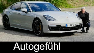 Porsche Panamera Turbo FULL REVIEW 550 hp Autobahn test driven 2018/2017 - Autogefühl