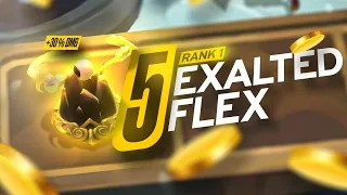 I Tried 5 Exalted Super Flex (TFT on Hard Mode)