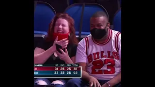 BULLS ANNOUNCER ROASTS FAN WITH FAKE JERSEY