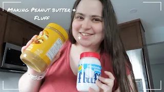 Making Peanut Butter & Fluff for the first time | Fluffernutter Sandwich | Trying for the first time