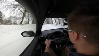 GR Yaris snow fun