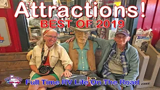 Best Road Trip Attractions of 2019 | Our Favorite Places | Full Time RV | RV Texas Y'all