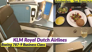 Excellent! KLM Boeing 787-9 Dreamliner in Business Class | Amsterdam - San Francisco | Trip Report