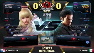 Villansyko (Lili) vs. Tondox (Kazuya) - TOC 2021 Central America Regional Finals: Losers Semi-Finals