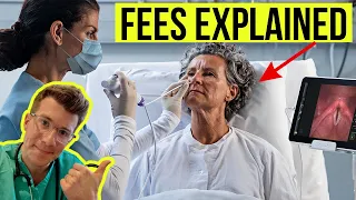 Doctor explains Fiberoptic endoscopic evaluation of swallowing (FEES) procedure