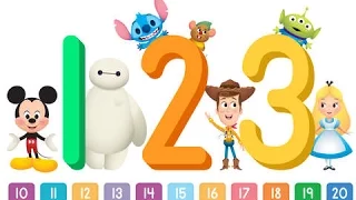 Disney Buddies: 123s - Best iPad app demo for kids - Ellie - Learn counting numbers 1 to 20