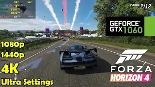 GTX 1060 | Forza Horizon 4 - 1080p, 1440p & 4K