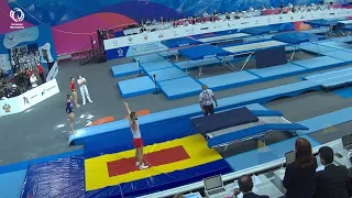 Aleksandr ODINTSOV (RUS) - 2021 European Champion, Double Mini-Trampoline