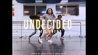 Undecided x Chris Brown | Choreography by Jared Autrey (@frxsco__) & Amaya Fuller (mayyaa.__)