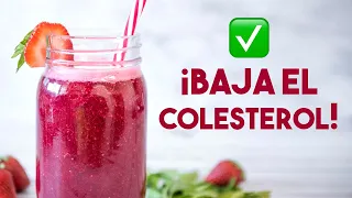 JUGO para BAJAR el COLESTEROL y los TRIGLICÉRIDOS 🍓✅