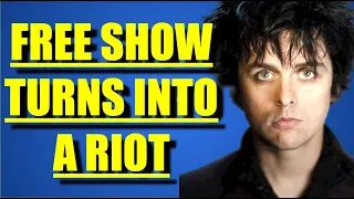 How a Free GREEN DAY Concert Turned Into A Riot (Back to School Riot)