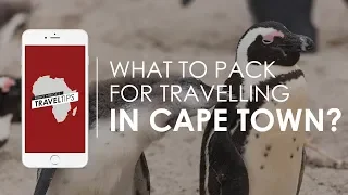 What to pack for travelling in Cape Town? Rhino Africa's Travel Tips