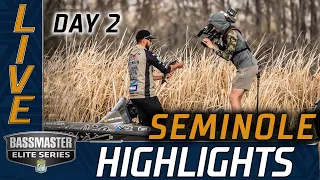 Highlights: Day 2 action at Seminole (Bassmaster Elite Series)