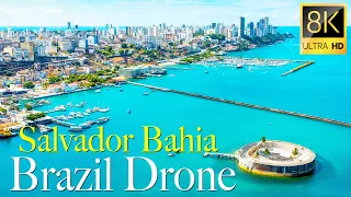 Salvador, Bahia, Brazil in 8K UHD Drone