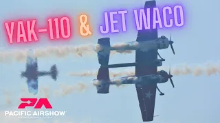 Yak-110 & Jet WACO Saturday Demo .. 2022 Pacific Airshow