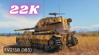 22K Damage with 2x FV215b (183)  World of Tanks   #wot #worldoftanks