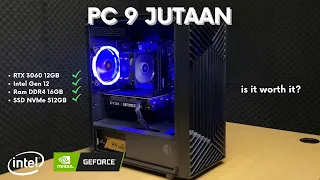 Rakit PC 9 Jutaan Pakai RTX 3060 12GB Cakep Bener!