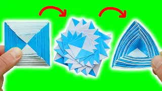 Easy Paper toy antistress transformer - Tutorial.