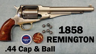 1858 Remington .44 Black Powder Revolver - Loading & Shooting Review