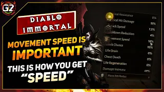 Movement Speed is Important - This is Why | This is How to Get | Diablo Immortal