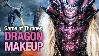 GoT dragon Halloween makeup tutorial