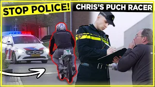 Pulled over by the Police! Starting My Race Moped after 7 years