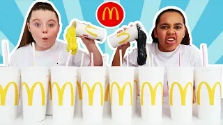Don't Choose The Wrong McDonalds Milkshake Slime Challenge!!