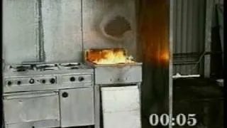 ANSUL kitchen fire test