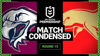 NRL 2023 | Manly Warringah Sea Eagles v Dolphins | Condensed Match, Round 15