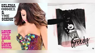 "Greedy Like a Love Song" (Mashup) - Ariana Grande, Selena Gomez