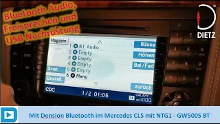 Dietz Dension GW500S BT Mercedes CLS NTG1