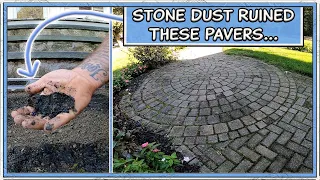 We Had To Replace This Old Paver Walkway...