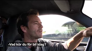 Luke Perry driving in Sweden