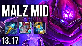 MALZAHAR vs KATARINA (MID) | Rank 5 Malz, Dominating | TR Challenger | 13.17