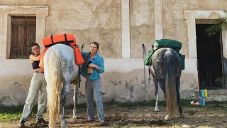 Primera Noche de Acampada con los Caballos - Preparación para un Viaje a Caballo