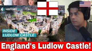 American Reacts Exploring One of the First Norman Stone Castles in England