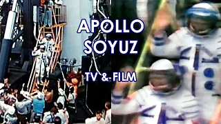 APOLLO-SOYUZ - Soviet Crew Walk Up to Rocket - TV & Film - Alexei Leonov (1975/7/15)