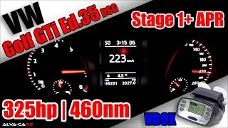 325HP VW Golf 6 GTi Edition 35 Stage 1+ APR 100-200Km/h Acceleration VBOX!