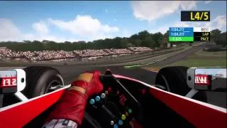 F1 2013 Classic Mode - Williams FW21 Cockpit - Brands Hatch