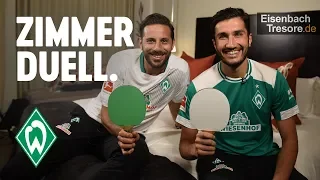 ZIMMERDUELL: Claudio Pizarro & Nuri Sahin | SV Werder Bremen