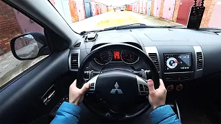 2008 MITSUBISHI OUTLANDER XL 3.0 AT - POV TEST DRIVE / Тест драйв от первого лица