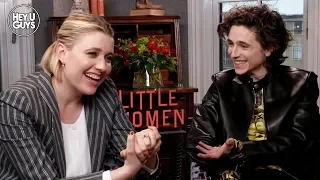 Greta Gerwig & Timothee Chalamet Interview  - Little Women