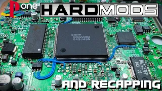 PlayStation hardmods - PSone PM-41 ONEchip installation, and some other maintenance