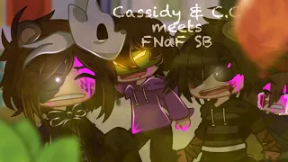 | Cassidy And C.C meets FNaF SB | Gacha Club / FNaF / Afton Family | GlamMike AU | MY AU!