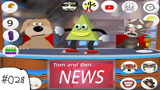 Talking tom and ben news Drawing on scratch - GAMEPLAY #028